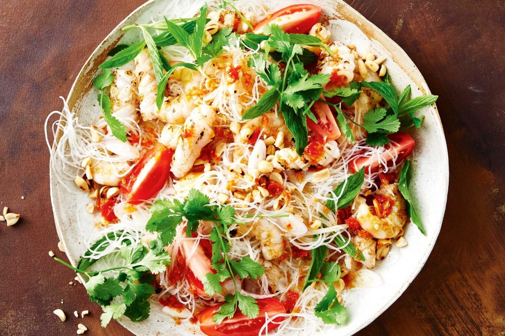 Thai Seafood and Noodle Salad