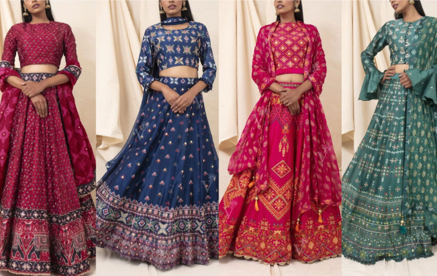 7 Superb Silk Printed Lehengas to Buy from Best Online Shopping Site for Lehengas
