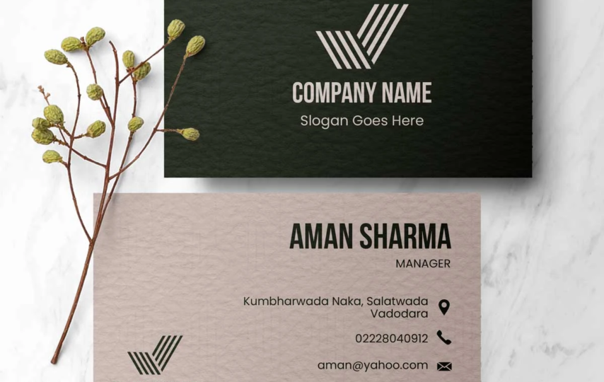 Visiting card printing